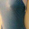 GK ICE SKATE LIGHT BLUE VELVET LADIES SMALL SLVLS RACERBACK TANK DRESS Sz AS NWT - Image 4