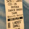 GK ICE SKATE LIGHT BLUE VELVET LADIES SMALL SLVLS RACERBACK TANK DRESS Sz AS NWT - Image 5