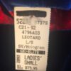 GK LgSLV LADIES SMALL ROYAL VELVET RED FOIL GYMNASTICS DANCE LEOTARD Sz AS NWT! - Image 6