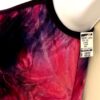 GK ELITE DANCE JAZZ ADULT MEDIUM TIE DYE PINK/PURPLE VELVET CAMI CROP TOP Sz AM - Image 4