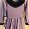 GK LAVENDER VELVET CHILD SMALL LgSLV FOIL YOKE ICE FIGURE SKATE DRESS Sz CS NWT! - Image 7
