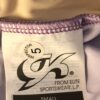 GK LAVENDER VELVET CHILD SMALL LgSLV FOIL YOKE ICE FIGURE SKATE DRESS Sz CS NWT! - Image 9