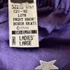 GK COTTON LADIES LARGE SKATE GODDESS GLITTER PRINT PURPLE BOXER SHORTS SZ L NWT! - Image 9