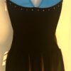 GK FIGURE SKATE ESPRESSO VELVET ADULT SMALL SLVLS BLUE MESH YOKE JA DRESS Sz AS - Image 9