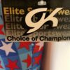 GK LEOTARD ADULT SMALL PATRIOTIC STAR PRINT FOIL TANK GYMNASTIC DANCE NWT! AS - Image 4