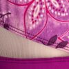GK FIGURE SKATE DRESS ADULT X-SMALL SLVLS MATTE TRICOT PRINT VIOLET MESH AXS NWT - Image 3