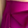 GK FIGURE SKATE DRESS ADULT X-SMALL SLVLS MATTE TRICOT PRINT VIOLET MESH AXS NWT - Image 6
