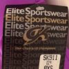 GK FIGURE SKATE DRESS ADULT X-SMALL SLVLS MATTE TRICOT PRINT VIOLET MESH AXS NWT - Image 7