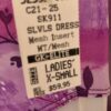 GK FIGURE SKATE DRESS ADULT X-SMALL SLVLS MATTE TRICOT PRINT VIOLET MESH AXS NWT - Image 8