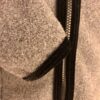 GK FITTED ICE SKATE JACKET ADULT MEDIUM GRAY FLEECE VELVET TRIM ZIP SZ M NWT! - Image 9