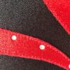 GK BLACK MYSTIQUE CHILD MEDIUM RED FLAMES JA GYMNASTICS DANCE TANK LEOTARD Sz AS - Image 2