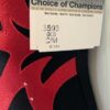 GK BLACK MYSTIQUE CHILD MEDIUM RED FLAMES JA GYMNASTICS DANCE TANK LEOTARD Sz AS - Image 6