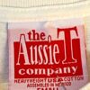 THE AUSSIE T CO "THE CAFE GRIND" GRAPHIC ADULT SMALL SSLV WHITE COTTON T-SHIRT S - Image 8