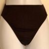 GK WOMENâ€™S HIGH RISE HIGH CUT Size ADULT MEDIUM GYMNASTICS BRIEFS #1411 BLACK AM
