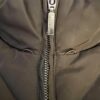 Jones New York Womens Medium Brown Puffer Down Feather Collar Front Zip Jacket - Image 2