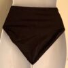 GK WOMENâ€™S HIGH RISE HIGH CUT Size ADULT MEDIUM GYMNASTICS BRIEFS #1411 BLACK AM - Image 2