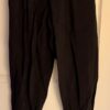 GK WARM UP ADULT X-LARGE BLACK CRINKLE SUPPLEX NYLON GYM CHEER ATHLETIC PANTS XL - Image 2
