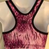 GK ELITE SPORTS TOP ADULT MEDIUM SANGRIA SHIMMER ANIMAL PRINT CHEER DANCE AM NWT - Image 2