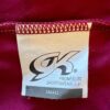 GK DANCE JAZZ CHEER LADIES SMALL BURGUNDY MYSTIQUE CRISSCROSS HALTER TOP Sz AS - Image 8