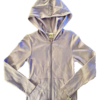 GK LAVENDER HOODIE CHILD SMALL COMBED COTTON ZIP FRONT POCKETS STREETWEAR SZ S