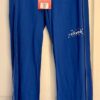 GK â€œSKATEâ€ GRAPHIC ADULT SMALL ROYAL COTTON ATHLETIC LOUNGE STRIPES PANTS Sz AS