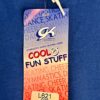 GK â€œSKATEâ€ GRAPHIC ADULT SMALL ROYAL COTTON ATHLETIC LOUNGE STRIPES PANTS Sz AS - Image 2