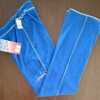 GK â€œSKATEâ€ GRAPHIC ADULT SMALL ROYAL COTTON ATHLETIC LOUNGE STRIPES PANTS Sz AS - Image 7