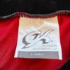 GK RED VELVET CROP TOP ADULT X-SMALL SLVLS BLACK VELVET TRIM DANCE GYMNASTS AXS - Image 5