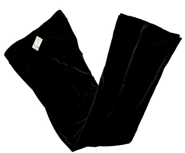 GK BLACK VELVET ADULT X-SMALL GYMNASTICS SKATE WARM-UP CASUAL LOUNGE PANTS SZ XS - Image 5