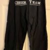 GK â€œCHEER TEAM USAâ€ GRAPHIC GIRLS SMALL BLACK COTTON ATHLETIC LOUNGE CAPRI Sz CS - Image 3