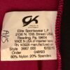 GK ELITE SANGRIA ADULT X-SMALL VELVET SWAR CRYSTALS GYMNASTICS LEOTARD AXS NWT - Image 7