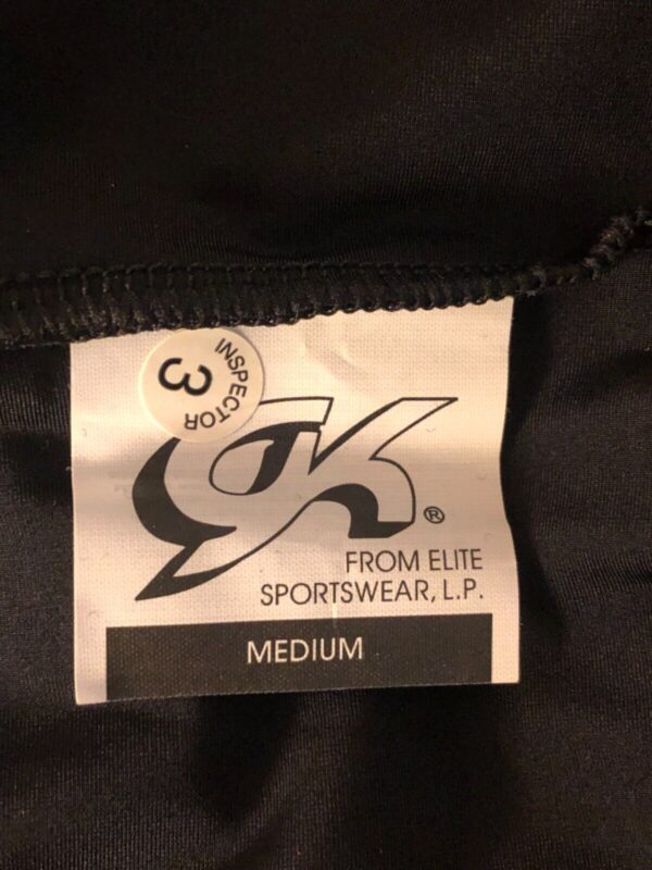 GK COMPETITION SHIRT SINGLET CHILD MEDIUM BLACK N/S TRADITIONAL LEG CUT CM NWT! - Image 7