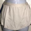 GK ELITE ICE FIGURE ADULT SMALL WHITE MICROFIBER FLAT PULL-ON SKATE SKIRT Sz AS
