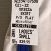 GK ELITE ICE FIGURE ADULT SMALL WHITE MICROFIBER FLAT PULL-ON SKATE SKIRT Sz AS - Image 11