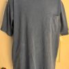 UNIVERSITY WEAR Blank Pocket Tee Mens Medium Blue Heavy Cotton SSLV Crew Neck M