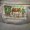 UNIVERSITY WEAR Blank Pocket Tee Mens Medium Blue Heavy Cotton SSLV Crew Neck M - Image 3