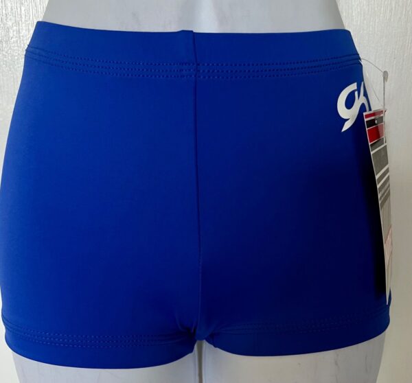 MARVEL COMICS GK MICRO MINI CHILD LARGE BLUE NYLON GYM CHEER WORKOUT SHORTS CL - Image 3