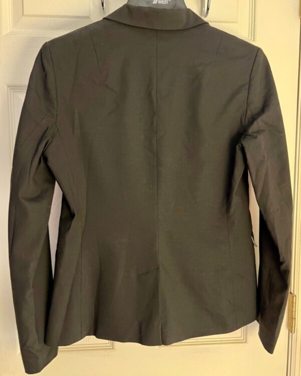 Banana Republic Women's Black Wool Blend  Blazer SZ 6 Lined Three Button EUC - Image 6