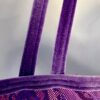 GK JAZZ DANCE CHEER ADULT SMALL FUCHSIA HOLOGRAM PURPLE VELV TANK CROP TOP Sz AS - Image 7
