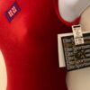 GK RED GLITTER VELVET ADULT X-SMALL METAL JA GYMNASTIC DANCE TANK LEOTARD Sz AXS - Image 4