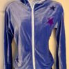 GK WARM UP JACKET ADULT SMALL VINCA VELVET STAR INSERTS GYM DANCE CHEER SKATE S