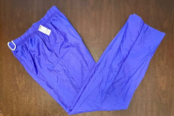 GK WARM UP ADULT X-SMALL PURPL CRINKLE SUPPLEX NYLON GYM CHEER ATHLETIC PANTS XS - Image 2