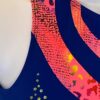 GK RADIANT WAVE ADULT X-SMALL ROYAL N/S SUNSET FOIL GYMNASTICS TANK LEOTARD AXS - Image 2
