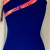 GK RADIANT WAVE ADULT X-SMALL ROYAL N/S SUNSET FOIL GYMNASTICS TANK LEOTARD AXS - Image 3