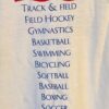 THE AUSSIE T CO "AMERICAN FLAG" GRAPHIC ADULT SMALL SSLV WHITE COTTON T-SHIRT S