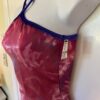 GK DANCE CHEER SKATE ADULT SMALL PINK TIE FOIL VELVET STRAP HALTER TOP Sz AS NWT - Image 5
