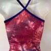 GK DANCE CHEER SKATE ADULT SMALL PINK TIE FOIL VELVET STRAP HALTER TOP Sz AS NWT - Image 7