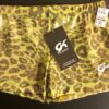 WAS $21.99 NWT! GK ELITE MICRO MINI CHEER SHORTS CHEETAH PRINT FOIL ADULT S