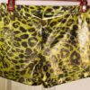 WAS $21.99 NWT! GK ELITE MICRO MINI CHEER SHORTS CHEETAH PRINT FOIL ADULT S - Image 3