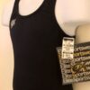 GK COMPETITION SHIRT SINGLET CHILD X-SMALL BLACK N/S TRADITIONAL LEG CUT Sz CXS - Image 4
